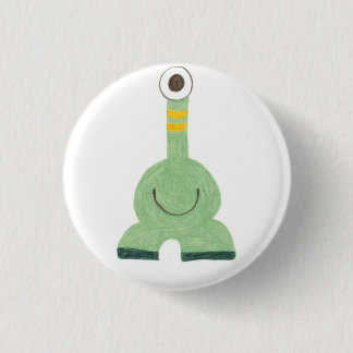 黄色のストライプ 缶バッジ