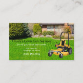 黄色のゼロターンモア 名刺 (正面)