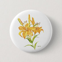 黄色のタイガーユリの水色