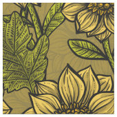 黄色のタム ファブリック (クローズアップ)