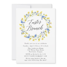 黄色のタンポポと青いフローライースターブランチ