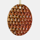 黄色のダイヤモンド、オレンジ色のダイヤモンド、宝石 セラミックオーナメント (右)