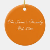 黄色のダイヤモンド、オレンジ色のダイヤモンド、宝石 セラミックオーナメント (裏面)