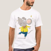 黄色のダンシングマウスTシャツ Tシャツ (正面)