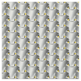 黄色のチェーン・メール ファブリック