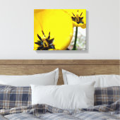 黄色のチューリップキャンバス印刷 キャンバスプリント (インサイチュ (寝室))