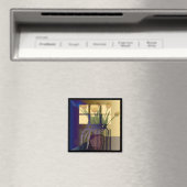 黄色のチューリップ磁石 マグネット (インサイチュ (食洗機))