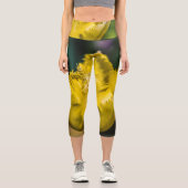 黄色のチューリップ カプリレギンス (正面)