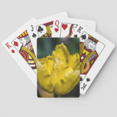 黄色のチューリップ トランプ (裏面)