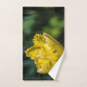 黄色のチューリップ バスタオルセット (ハンドタオル)