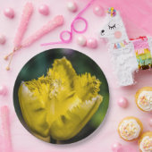 黄色のチューリップ ペーパープレート (パーティー)