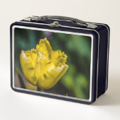 黄色のチューリップ メタルランチボックス (正面)