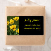 黄色のチューリップ ラベル (インサイチュ)