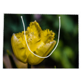 黄色のチューリップ ラージペーパーバッグ (裏面)