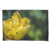 黄色のチューリップ 枕カバー (正面)