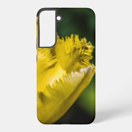 黄色のチューリップ SAMSUNG GALAXYケース (裏面)