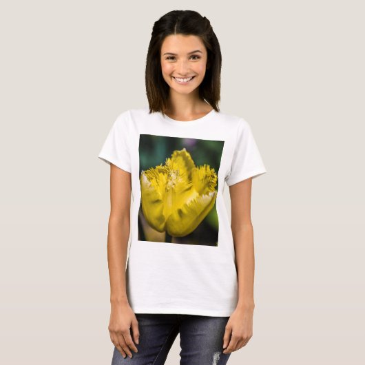 黄色のチューリップ Tシャツ (正面フル)