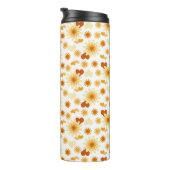 黄色のデイジーとハート タンブラー (回転右)