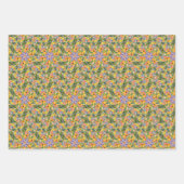 黄色のデイジーはラップにマッチ ラッピングペーパーシート (正面3)