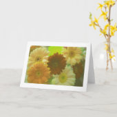 黄色のデイジー花フォトノートまたはグリーティングカード カード (黄色い花)