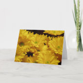 黄色のデイジー カード (正面)