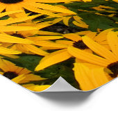 黄色のデイジー ポスター (角)