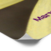 黄色のデイジー ポスター (角)