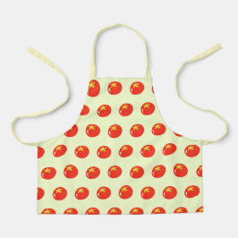 黄色のトマト エプロン