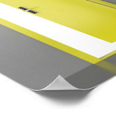 黄色のドアをロックで開頭が切れるく ポスター (角)