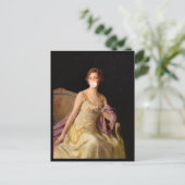 黄色のドレスのバブルガムディーバ ポストカード (スタンド正面)