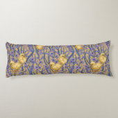 黄色のニワトリとヒヤシンス ボディピロー (裏面)