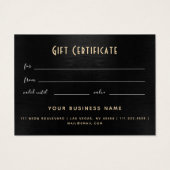 黄色のネオンサインアールデコギフト券 (裏面)