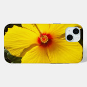 黄色のハイビスカスの花 Case-Mate iPhoneケース (裏面 (横))