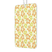 黄色のハイビスカス、オレンジのハイビスカス、フローラルパターン カーエアーフレッシュナー (左)