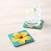 黄色のハイビスカス コースター (右側)