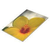 黄色のハイビスカス ノートパッド (アングル)