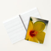 黄色のハイビスカス ノートブック (内部)