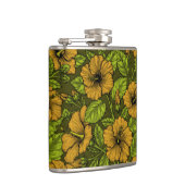 黄色のハイビスカス フラスク (右)