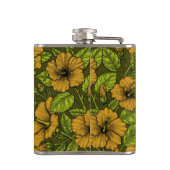 黄色のハイビスカス フラスク (裏面)