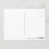 黄色のハイビスカス ポストカード (裏面)