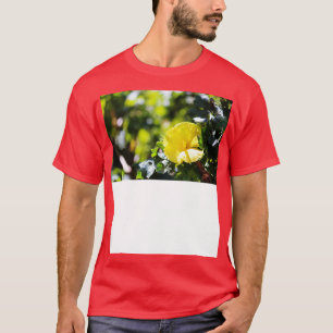 黄色のハイビスカスTシャツ Tシャツ