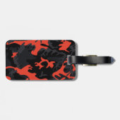 黄色のハイライト迷彩柄 ラゲッジタグ (裏面横)