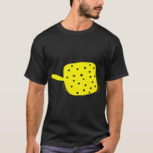 黄色のハコフグ Tシャツ (正面)
