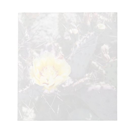 黄色のハスの花 ノートパッド (正面)