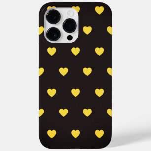 黄色のハートパターン Case-Mate iPhone 14 PRO MAXケース