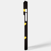 黄色のハートパターン Case-Mate iPhoneケース (裏面 / 左)