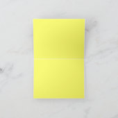 黄色のハート渦巻き シーズンカード (内部)