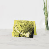 黄色のハート渦巻き シーズンカード (正面)