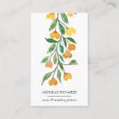 黄色のハート | プロフェッショナルソーシャルメディアのアイコン 名刺 (正面)