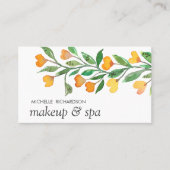 黄色のハート |プロフェッショナルフェミニンアラーム 予約カード (正面)